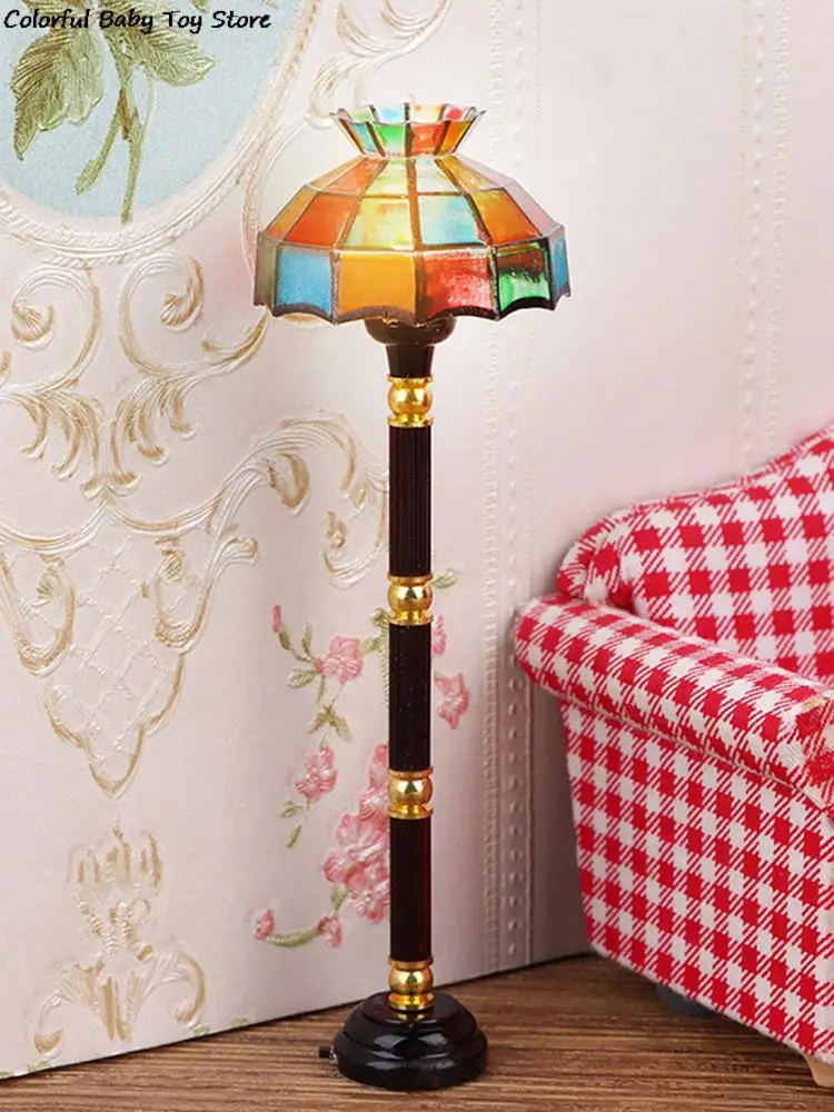 1:12 Dollhouse Miniature Lamp Colored LED Lamp Floor Lamp Standing Lamp Table Lamp Model With ON/OFF Switch Home Decor Toy
1:12 Dollhouse Miniature Lamp Colored LED Lamp Floor Lamp Standing Lamp Table Lamp Model With ON/OFF Switch Home Decor Toy