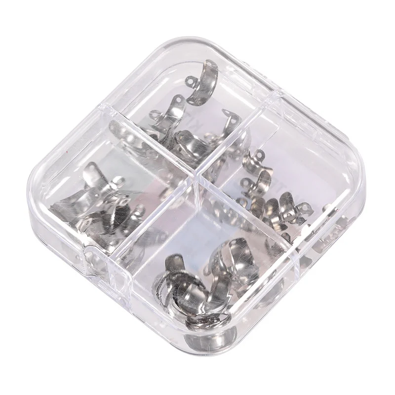 100pcs/Box Dental Matrix Bands Sectional Contoured Metal Matrices for Teeth Replacement Molar Deciduous Dentist Material Kit
100pcs/Box Dental Matrix Bands Sectional Contoured Metal Matrices for Teeth Replacement Molar Deciduous Dentist Material Kit