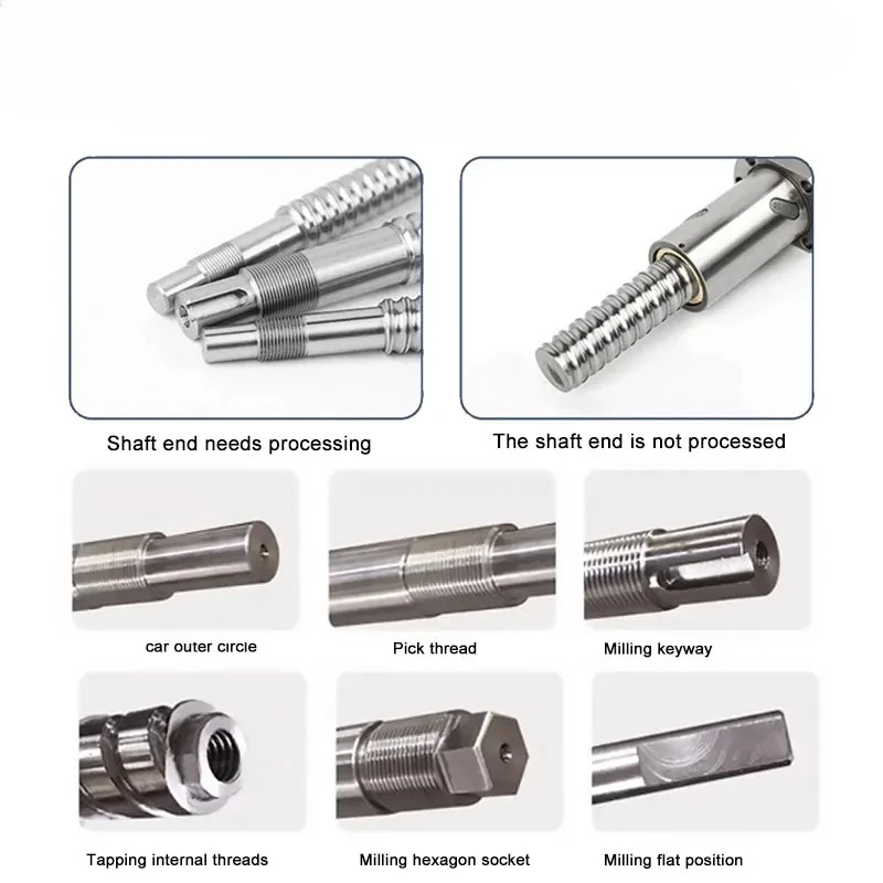 Cnc Parts SFU/RM1605/2005/3205 Set Rolled Ball Screw Machined+flange Nut+housing Dsg16h+BKBF/EKEF/FKFF12 End Support+coupling
Cnc Parts SFU/RM1605/2005/3205 Set Rolled Ball Screw Machined+flange Nut+housing Dsg16h+BKBF/EKEF/FKFF12 End Support+coupling