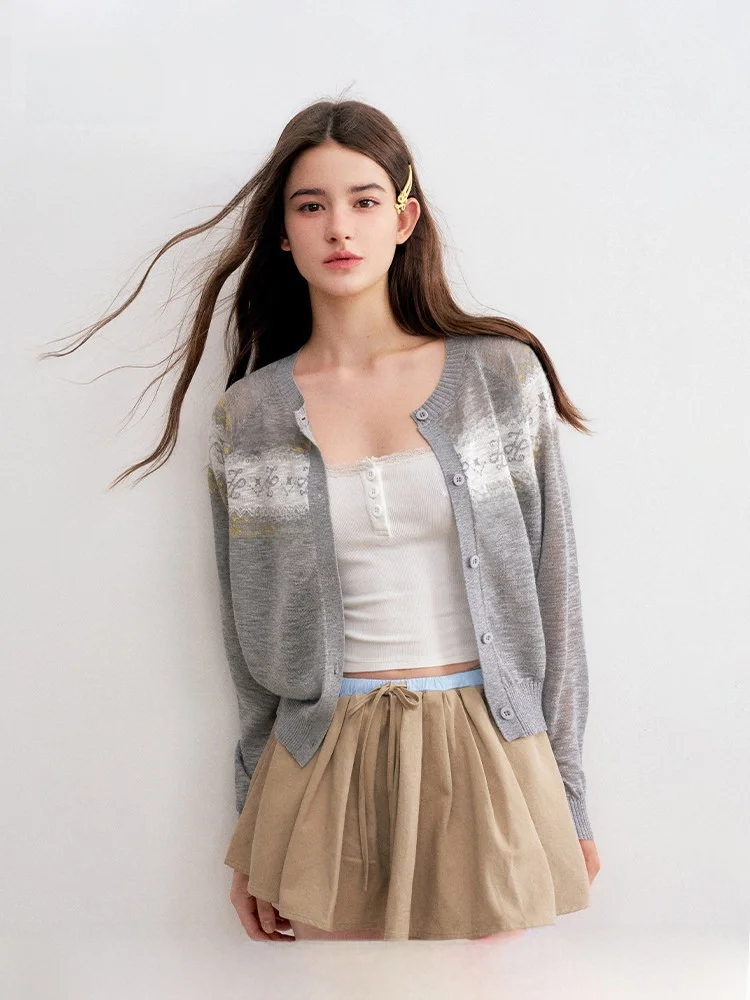 Легкий вязаный кардиган Liilou с вышивкой в стиле Fair Isle, вставками на рукавах и винтажными цветовыми блоками
Легкий вязаный кардиган Liilou с вышивкой в стиле Fair Isle, вставками на рукавах и винтажными цветовыми блоками