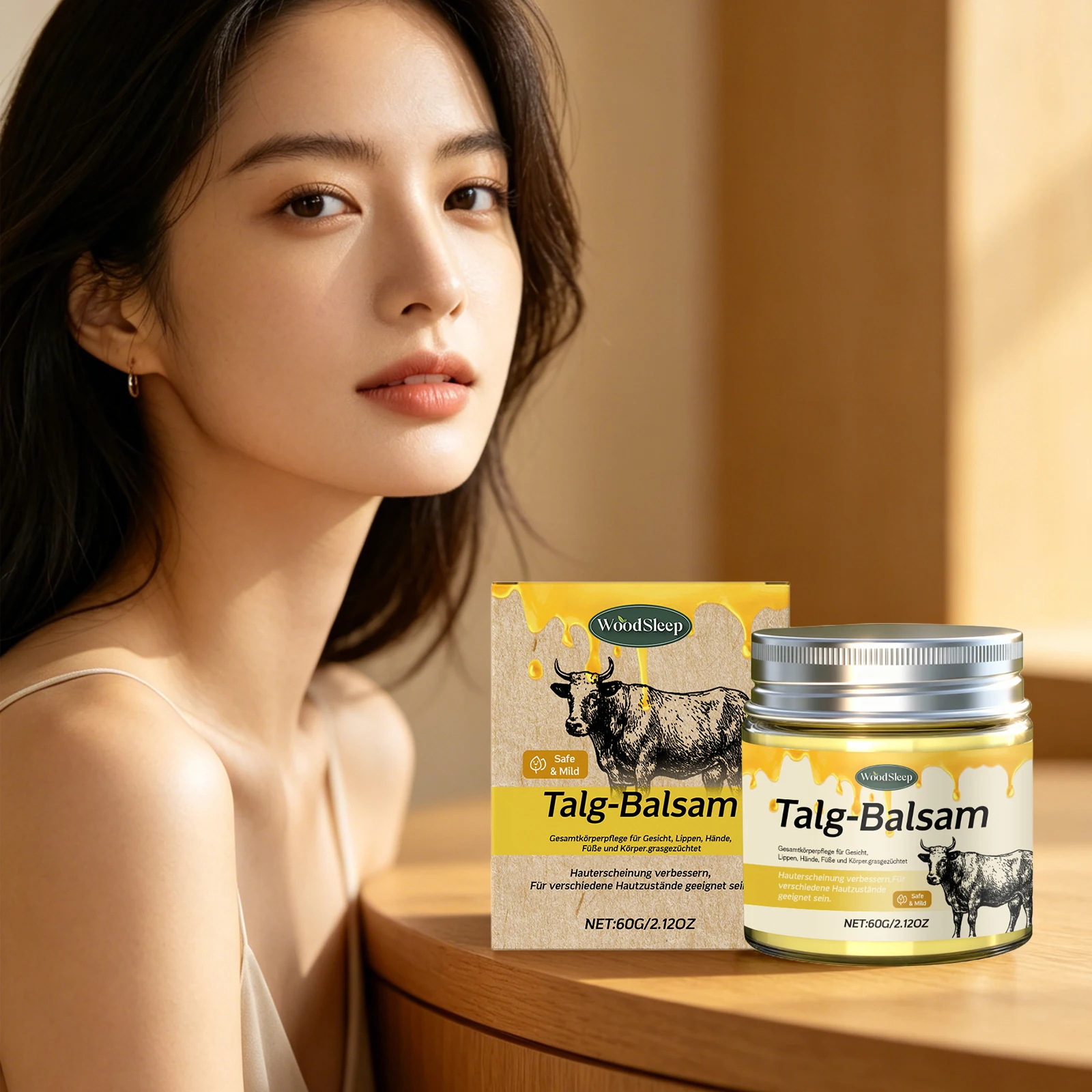 Beef Tallow Cream Soft Smooth Increase Skin Elasticity Facial Rejuvenation Skin Barrier Repair Deep Moisturizing Nourishing Care
Beef Tallow Cream Soft Smooth Increase Skin Elasticity Facial Rejuvenation Skin Barrier Repair Deep Moisturizing Nourishing Care