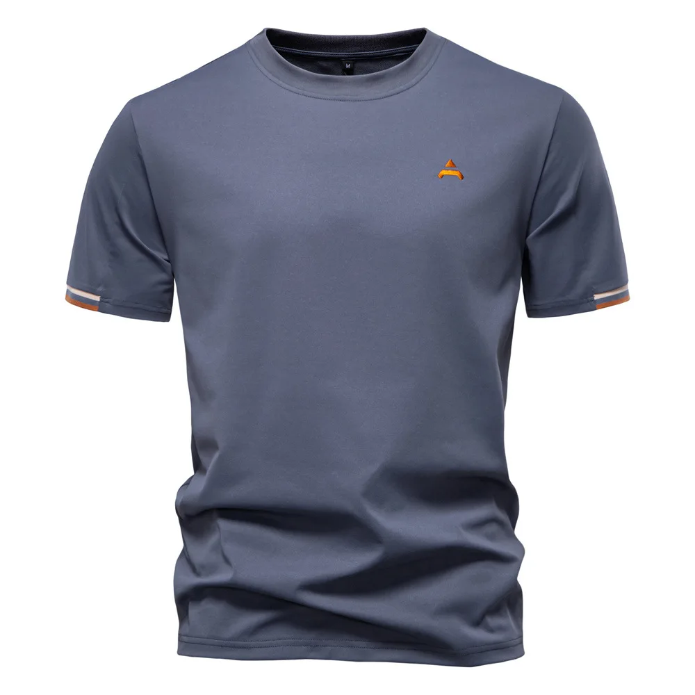2025 Summer New T-shirt Men's Solid Color Embroidery Casual Versatile Men's Round Neck Short Sleeve T Shirt Male Tops Tees
2025 Summer New T-shirt Men's Solid Color Embroidery Casual Versatile Men's Round Neck Short Sleeve T Shirt Male Tops Tees