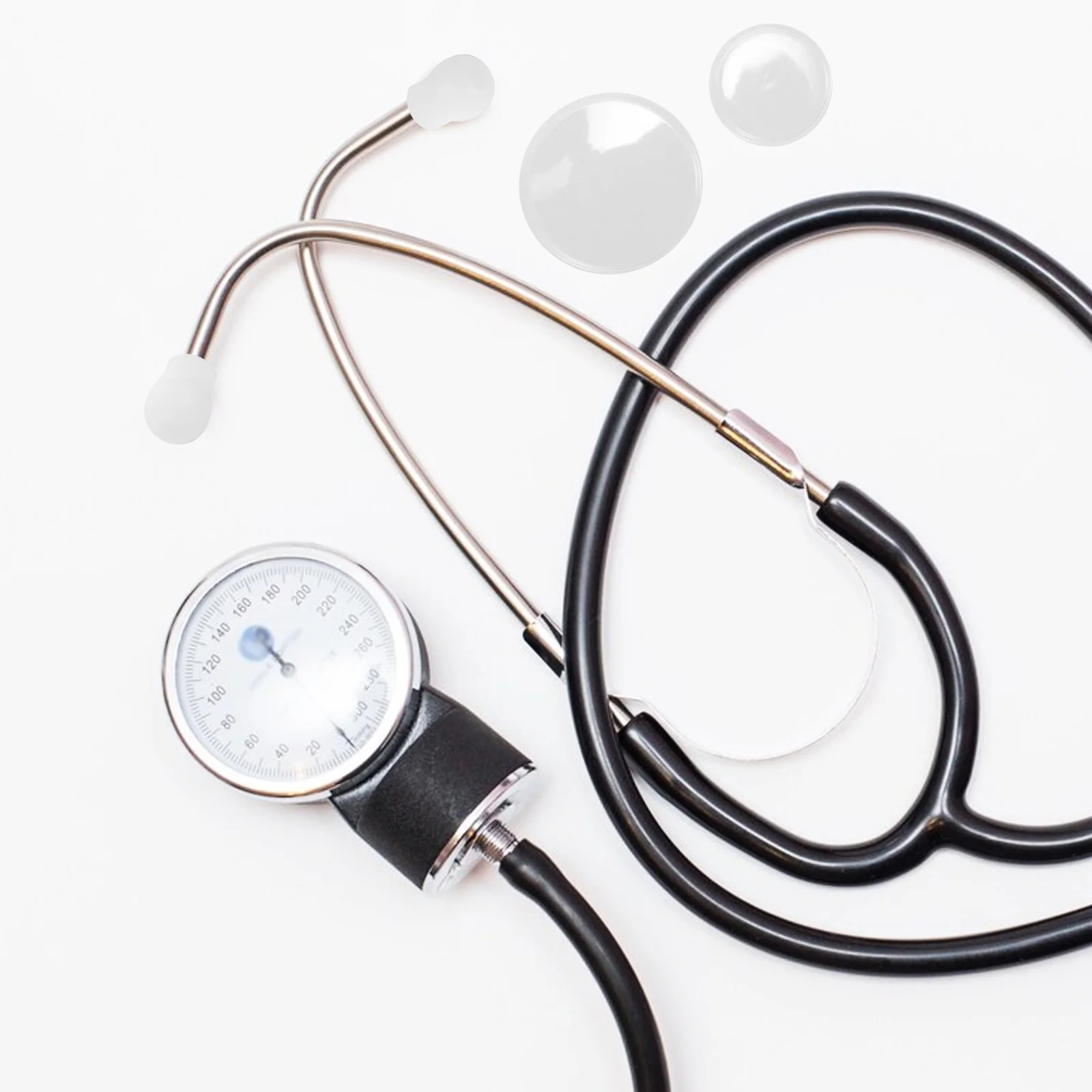 Силиконовые насадки для ушей для стетоскопа, 1 пара, сменные затычки для ушей в форме белой тыквы, подходят для большинства моделей, портативные медицинские 
Силиконовые насадки для ушей для стетоскопа, 1 пара, сменные затычки для ушей в форме белой тыквы, подходят для большинства моделей, портативные медицинские