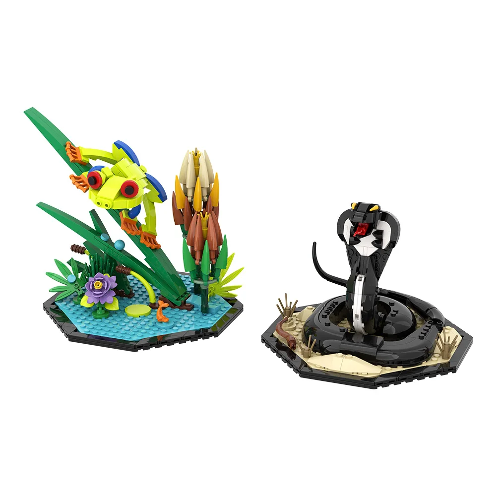 Gobricks MOC Tree Frog Building Block Cobra Bricks Model Toys Gfit
Gobricks MOC Tree Frog Building Block Cobra Bricks Model Toys Gfit