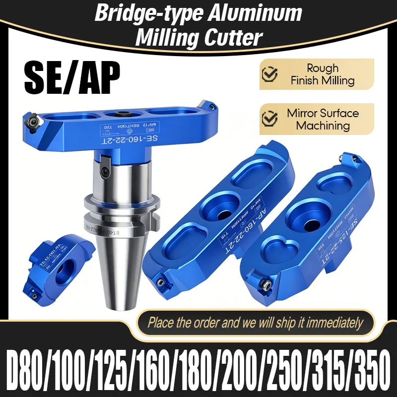 Ap Se Face Milling Cutter Km12 400R Two-Edged Bridge Type Aluminum Alloy 90° 45° for Apkt1604 Se 45 Degree Milling Cutter Head
Ap Se Face Milling Cutter Km12 400R Two-Edged Bridge Type Aluminum Alloy 90° 45° for Apkt1604 Se 45 Degree Milling Cutter Head