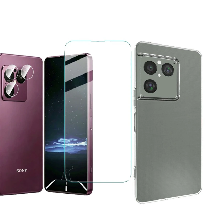 For Sony Xperia 1 VIII Screen Protector For Sony Xperia1 VIII Camera Lens Tempered Glass For Xperia1VIII Soft TPU Phone Case
For Sony Xperia 1 VIII Screen Protector For Sony Xperia1 VIII Camera Lens Tempered Glass For Xperia1VIII Soft TPU Phone Case