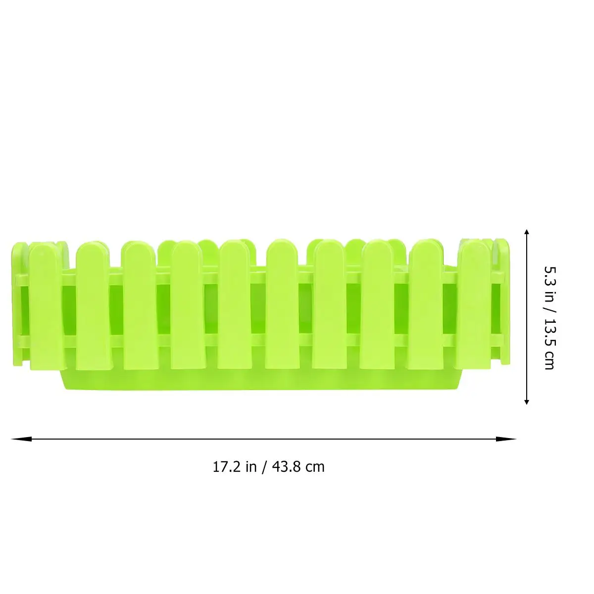 Plastic Flower Pot Fence Succulent Outdoor Decor Planter Vegetable Rectangular Pots Plants Garden Rustic PP Resin Durable
Plastic Flower Pot Fence Succulent Outdoor Decor Planter Vegetable Rectangular Pots Plants Garden Rustic PP Resin Durable