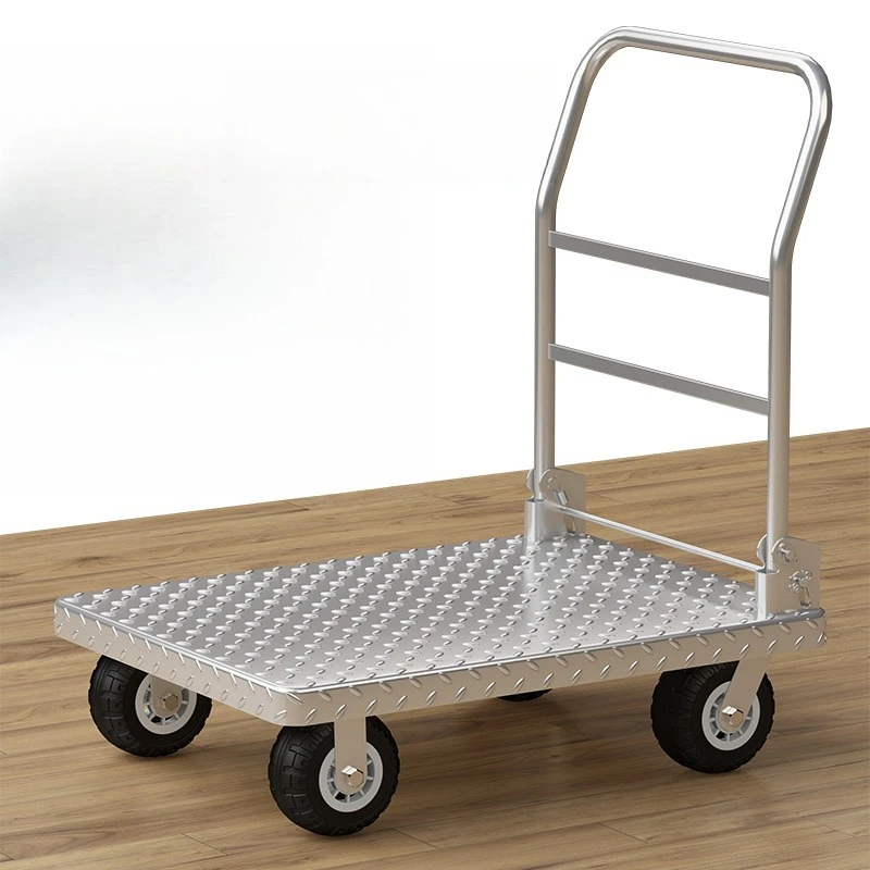 Flat truck, silent trolley, portable folding trailer, small four-wheel household tool truck, carrying
Flat truck, silent trolley, portable folding trailer, small four-wheel household tool truck, carrying
