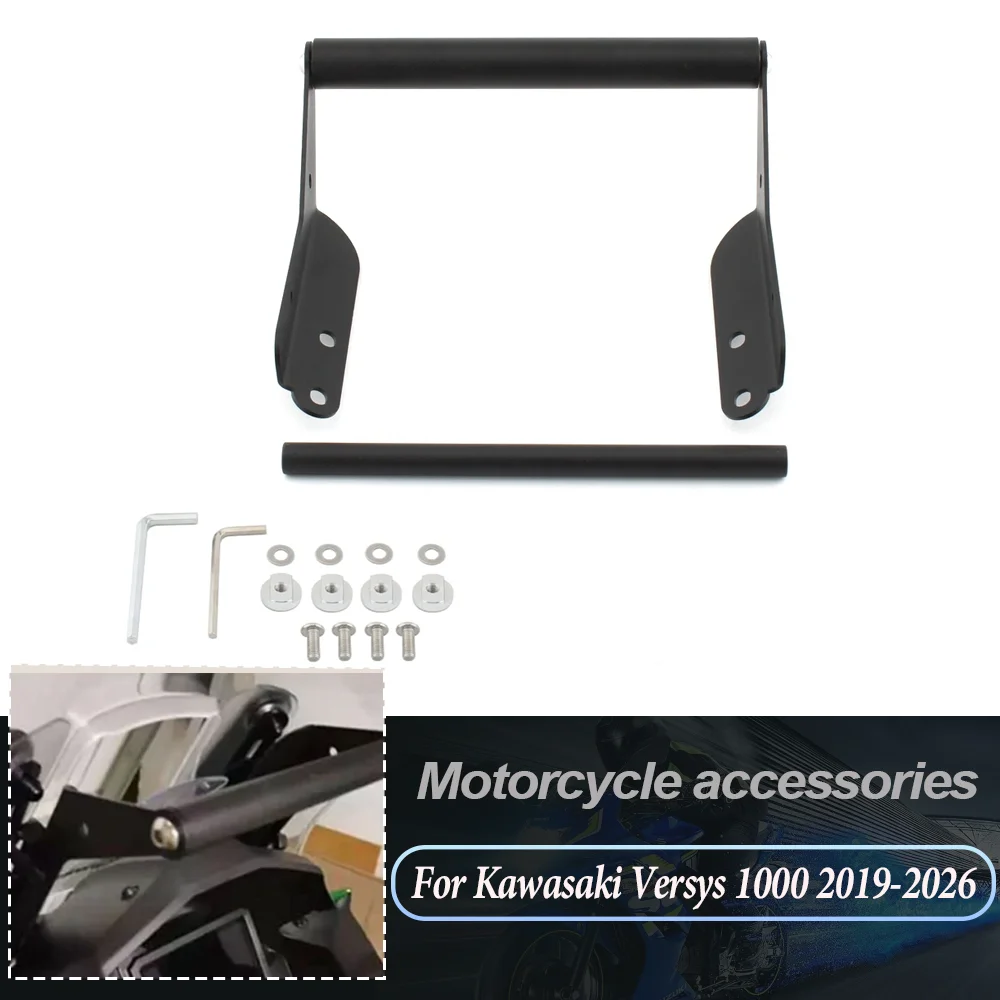 Motorcycle Accessories Mobile Phone Holder Stand GPS Navigaton Bracket Support For Kawasaki Versys 1000 Versys1000 2019-2026
Motorcycle Accessories Mobile Phone Holder Stand GPS Navigaton Bracket Support For Kawasaki Versys 1000 Versys1000 2019-2026