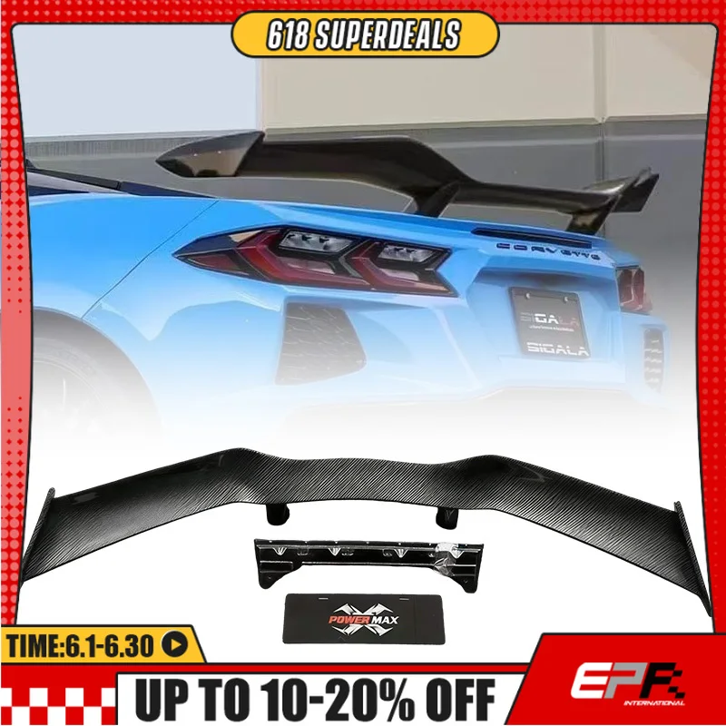 Z06 Style Rear Spoiler Wing For Chevrolet Corvette C8 Auto Exterior Upgrades
Z06 Style Rear Spoiler Wing For Chevrolet Corvette C8 Auto Exterior Upgrades