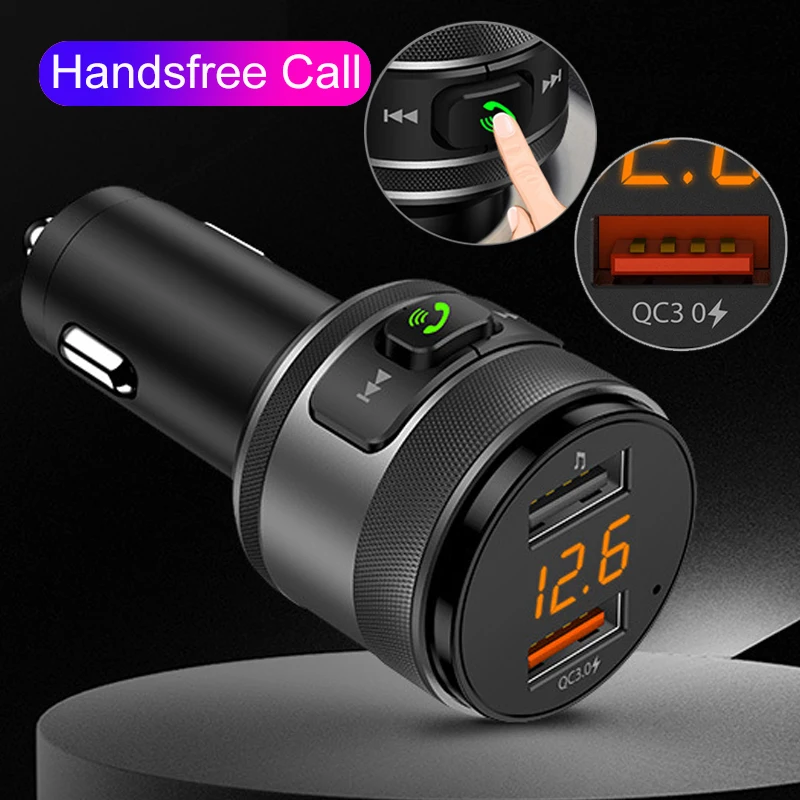 Car Fm Transmitter Receiver Mp3 Player Hands-Free Call Qc3.0 Car Fast Charger Voltage Detection Car Electronic Accessories
Car Fm Transmitter Receiver Mp3 Player Hands-Free Call Qc3.0 Car Fast Charger Voltage Detection Car Electronic Accessories