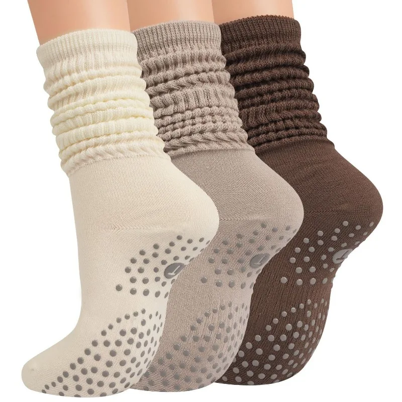 1 Pair Female Pilates Indoor Anti Slip Silicone Floor Socks Breathable Double Bar Middle Socks Fitness Dance Exercise Yoga Socks
1 Pair Female Pilates Indoor Anti Slip Silicone Floor Socks Breathable Double Bar Middle Socks Fitness Dance Exercise Yoga Socks