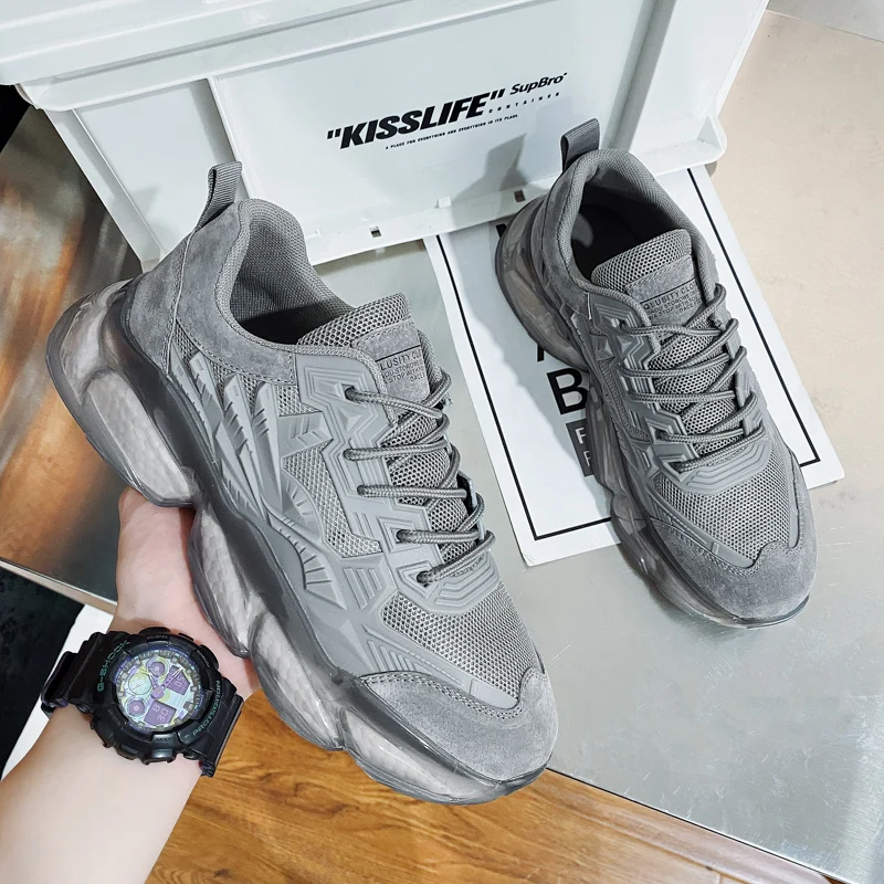 Summer Men Sports Daddy Shoes Chunky Mesh Breathable Comfortable Light Weight Height Increasing Shoes Running Sneakers Casual
Summer Men Sports Daddy Shoes Chunky Mesh Breathable Comfortable Light Weight Height Increasing Shoes Running Sneakers Casual