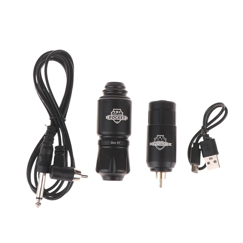 Mini Tattoo Machine Wireless Tattoo Power Supply RCA Interface Rotary Tattoo Pen Kit
Mini Tattoo Machine Wireless Tattoo Power Supply RCA Interface Rotary Tattoo Pen Kit