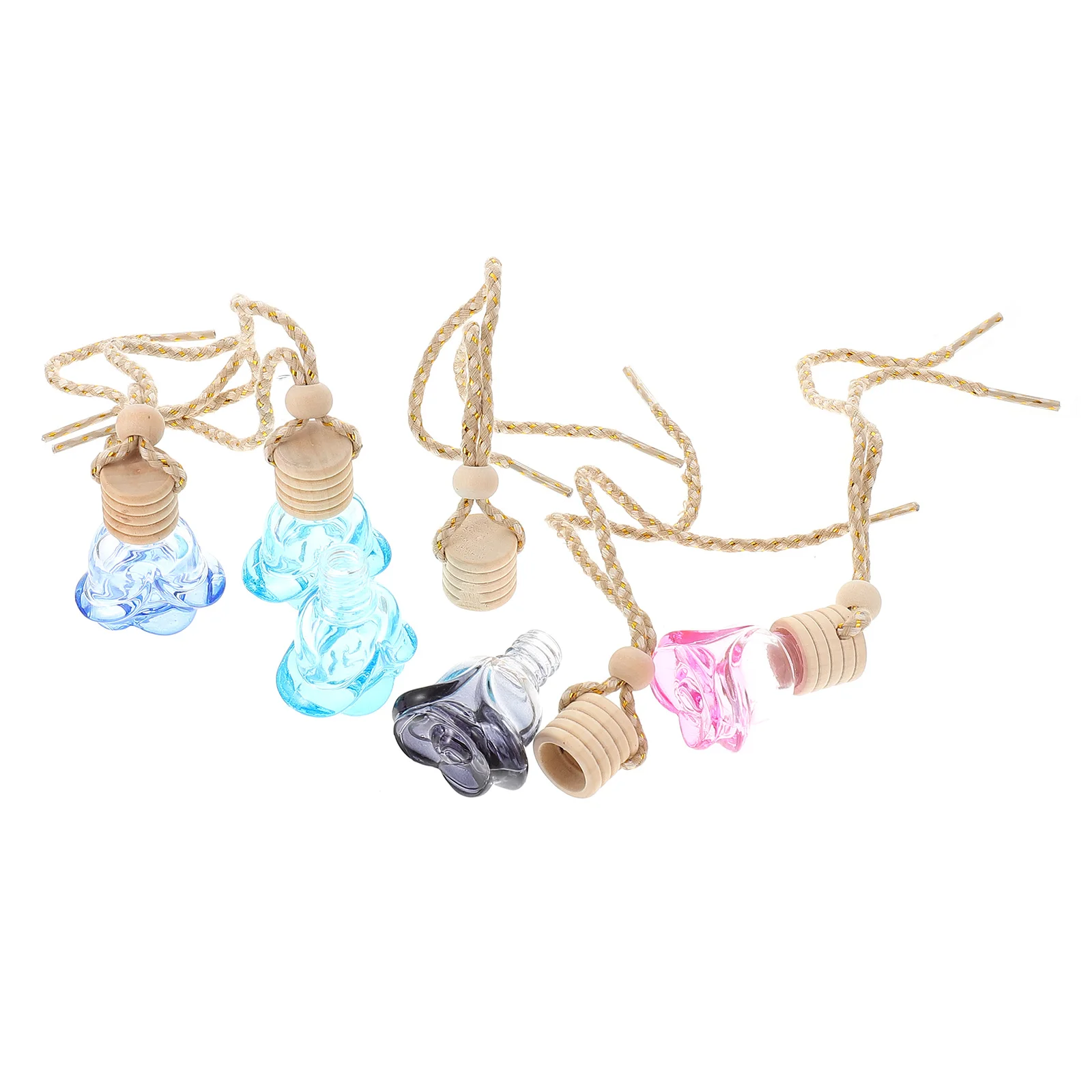 5pcs Rose Perfume Bottle Mini Hanging Aromatic Sub Bottles Wooden Charm Car Home Office Fragrance Essential Oil Leak Proof
5pcs Rose Perfume Bottle Mini Hanging Aromatic Sub Bottles Wooden Charm Car Home Office Fragrance Essential Oil Leak Proof
