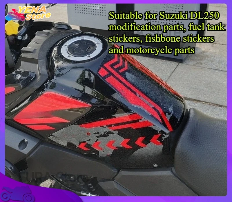 Suitable for Suzuki DL250 modification parts, fuel tank stickers, fishbone stickers and motorcycle parts
Suitable for Suzuki DL250 modification parts, fuel tank stickers, fishbone stickers and motorcycle parts