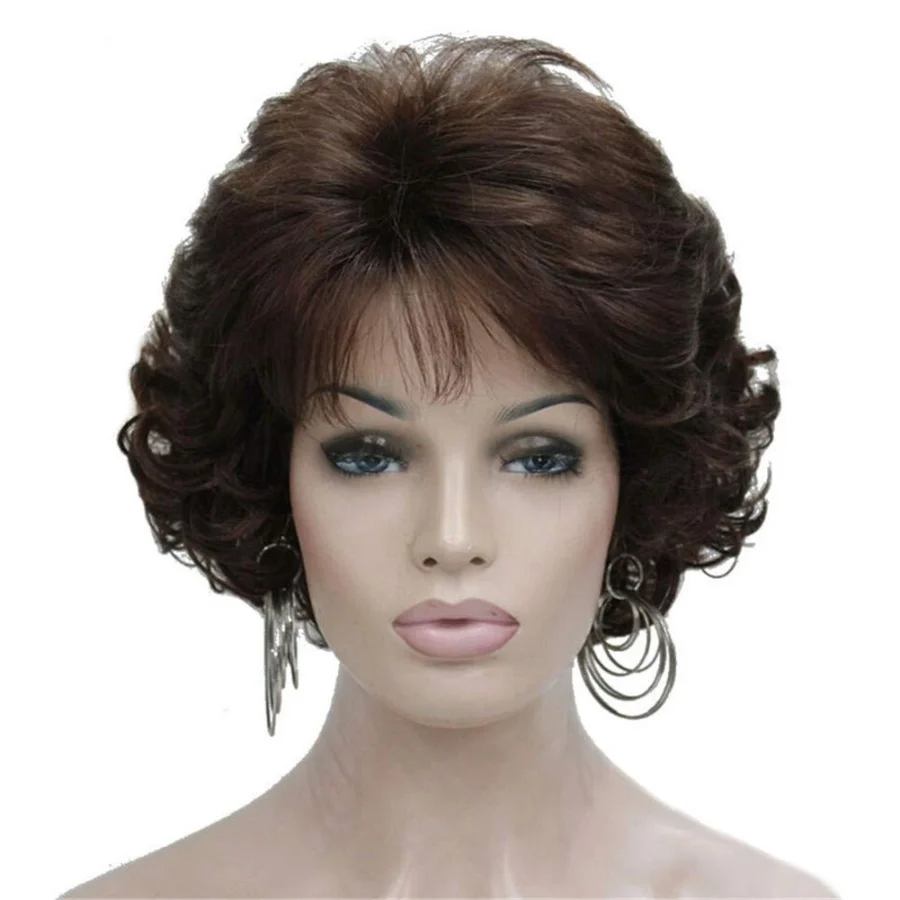 Slivery Grey Short Curly Wavy Wig 100% Imported Premium Synthetic Fashion Brown Hair Wigs for Women
Slivery Grey Short Curly Wavy Wig 100% Imported Premium Synthetic Fashion Brown Hair Wigs for Women