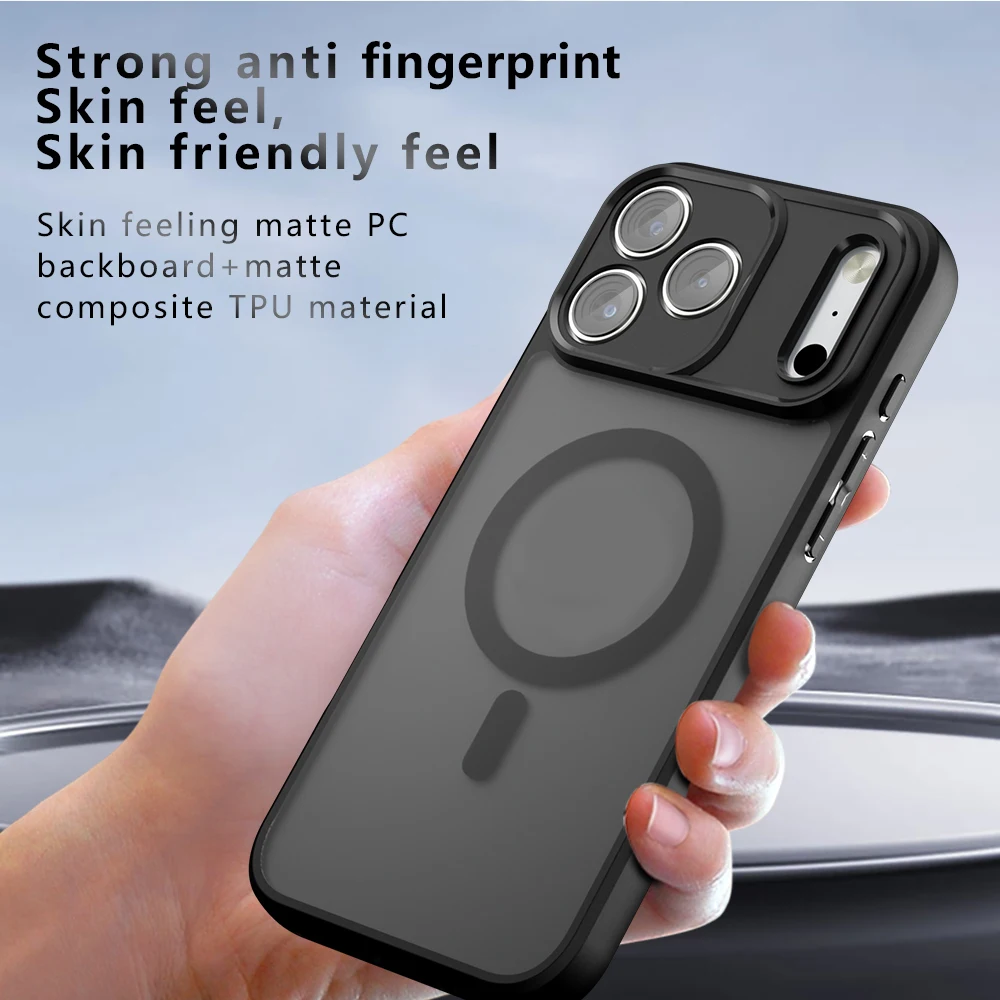 Matte Magnetic for Magsafe Wireless Charge Case for iPhone 17 air 16 16e 15 14 13 12 Plus Pro Max Shockproof Protector Cover
Matte Magnetic for Magsafe Wireless Charge Case for iPhone 17 air 16 16e 15 14 13 12 Plus Pro Max Shockproof Protector Cover