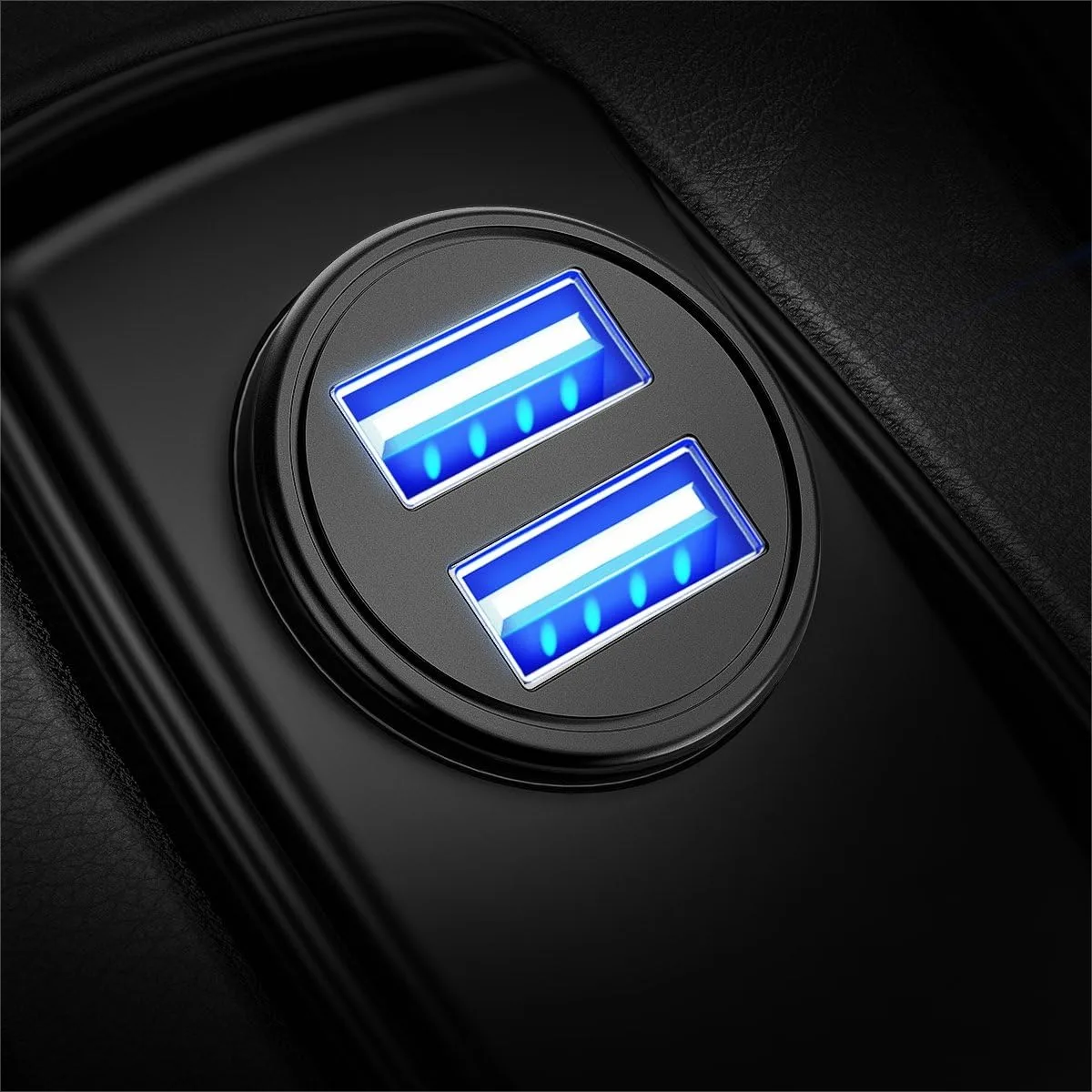 Car Charger Adapter Dual USB Port 4.8A Fast Charging Flush Fit for iPhone Samsung Galaxy Black
Car Charger Adapter Dual USB Port 4.8A Fast Charging Flush Fit for iPhone Samsung Galaxy Black