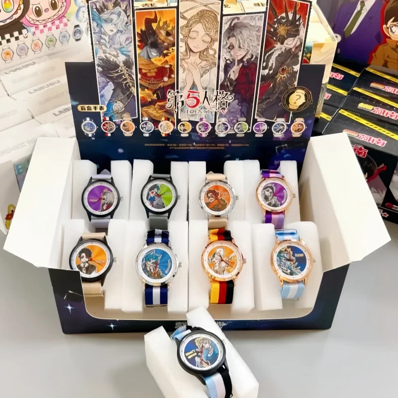 Original Identity V Theme Watch Series Blind Box Fisher Night Watchman Kaito Design Casual Cute Mystery Box Wristwatch Kids Gift
Original Identity V Theme Watch Series Blind Box Fisher Night Watchman Kaito Design Casual Cute Mystery Box Wristwatch Kids Gift