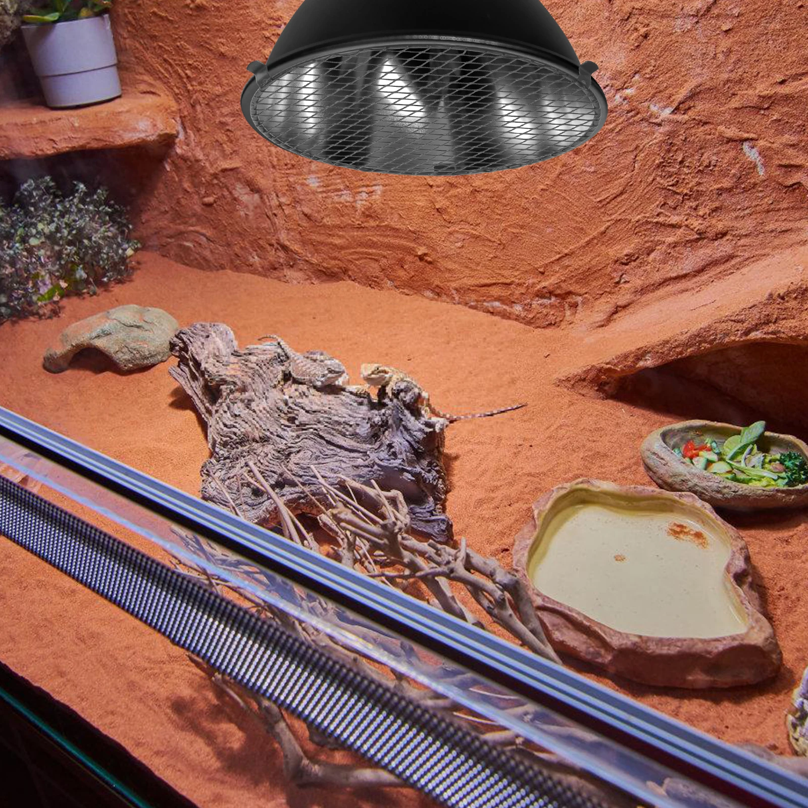 1pc Reptile Heat Lamp Cover Iron Mesh Guard For Lizard Snake Turtle Tank Bbq Grill Protection Durable Safety Shield Detachable
1pc Reptile Heat Lamp Cover Iron Mesh Guard For Lizard Snake Turtle Tank Bbq Grill Protection Durable Safety Shield Detachable