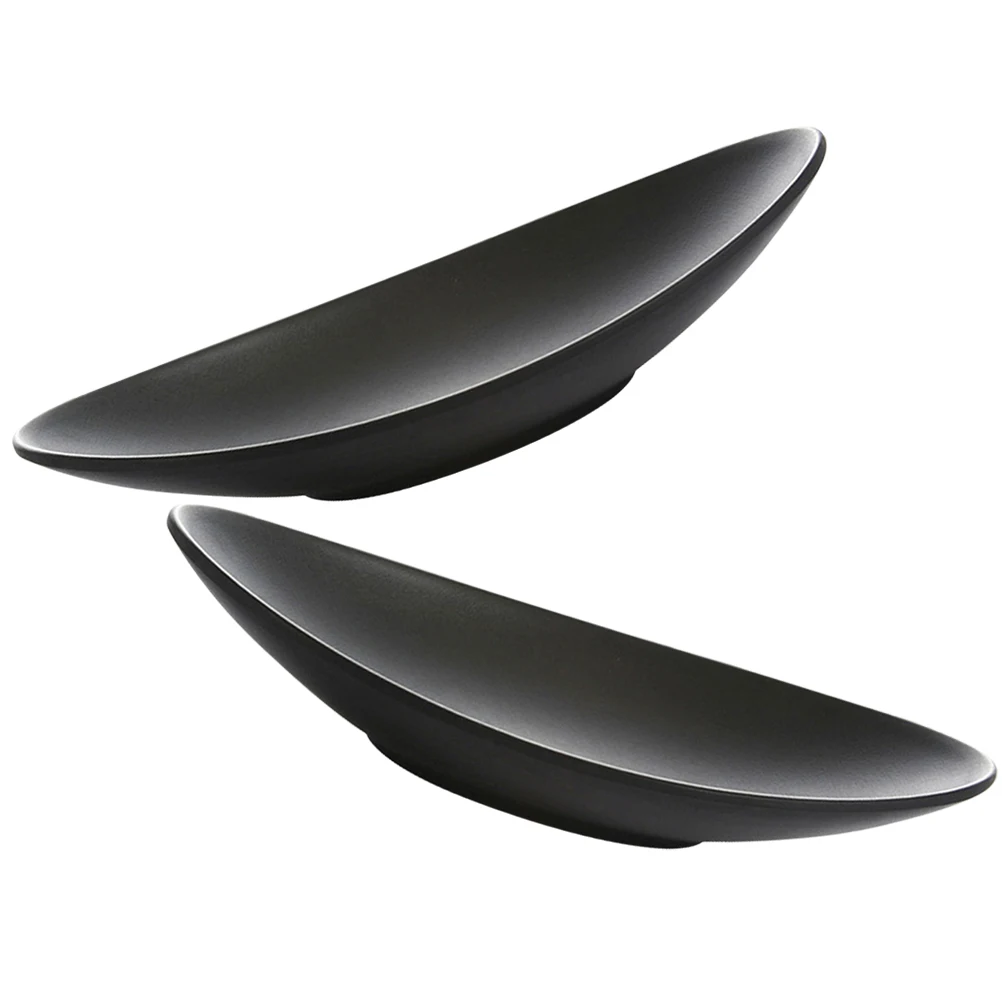 2 Pcs Black Disc Serving Plate Sushi Platter Plates Asian Tray Chinese Style Fruit Decorate
2 Pcs Black Disc Serving Plate Sushi Platter Plates Asian Tray Chinese Style Fruit Decorate