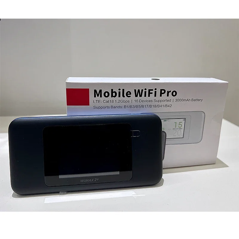 4G LTE WIFI Router Cat18 1.2GbpsI Speed Wi-Fi NEXT WiMAX 2 W06/HDW36 Mobile Wi-fi Router with SIM Card Slot 3000mAh Power Bank
4G LTE WIFI Router Cat18 1.2GbpsI Speed Wi-Fi NEXT WiMAX 2 W06/HDW36 Mobile Wi-fi Router with SIM Card Slot 3000mAh Power Bank