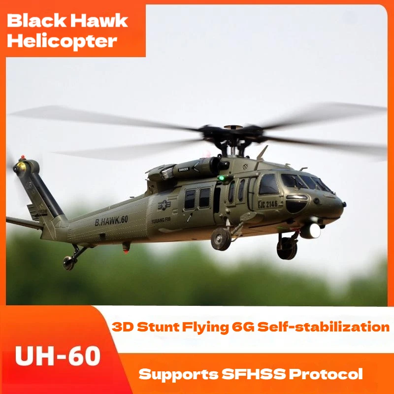 Yx F09v Black Hawk Uh60 Six Channel 3d Special Effects Remote Control Armed Model Helicopter Unmanned Simulation Combat Aircraft
Yx F09v Black Hawk Uh60 Six Channel 3d Special Effects Remote Control Armed Model Helicopter Unmanned Simulation Combat Aircraft