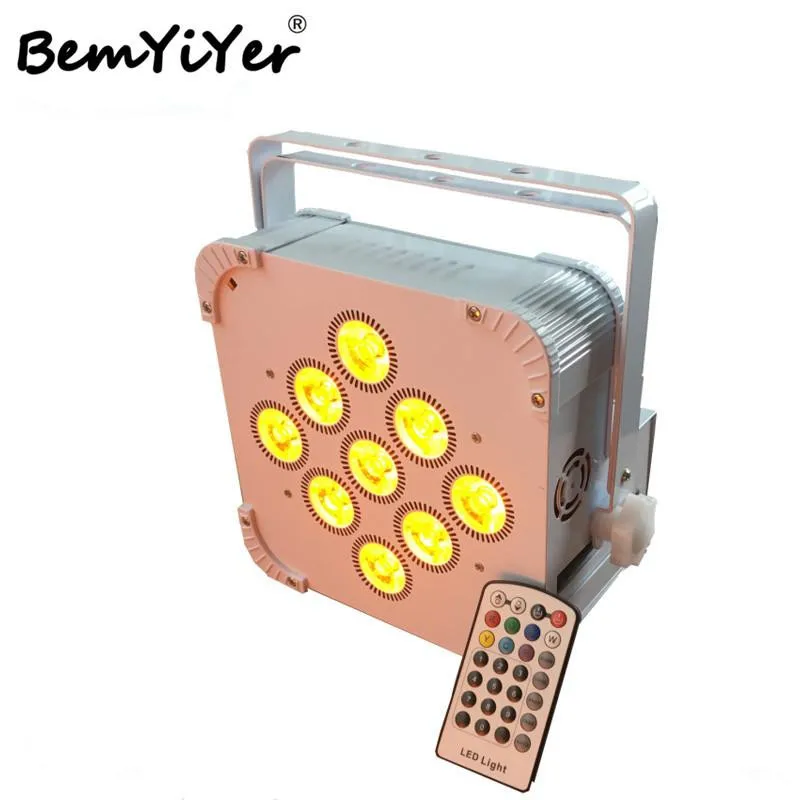BemYiYer 9x18 Вт DJ светодиодные Par Uplights Батарея Беспроводной DMX-пульт дистанционного управления для DJ-свадебных мероприятий/RGBWA + UV 6in1
BemYiYer 9x18 Вт DJ светодиодные Par Uplights Батарея Беспроводной DMX-пульт дистанционного управления для DJ-свадебных мероприятий/RGBWA + UV 6in1