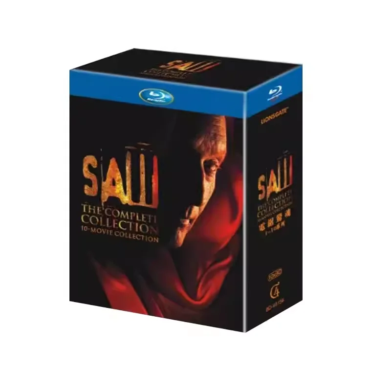 BD Blu-ray диски: Полное издание классического хоррор-фильма «Пила» 1–10, 10-дисковый бокс-сет в высоком разрешении
BD Blu-ray диски: Полное издание классического хоррор-фильма «Пила» 1–10, 10-дисковый бокс-сет в высоком разрешении