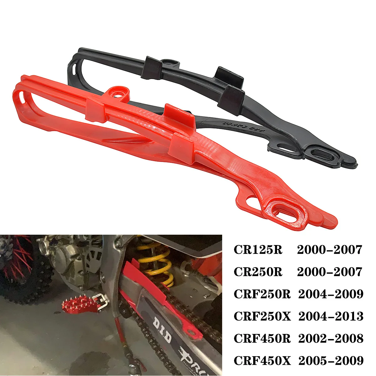 Motorcycle Plastic Chain Guard Guide Swingarm Protector For Honda CRF250R CRF450R CR125R CR250 CRF250X CRF450X Dirt Pit Bike
Motorcycle Plastic Chain Guard Guide Swingarm Protector For Honda CRF250R CRF450R CR125R CR250 CRF250X CRF450X Dirt Pit Bike