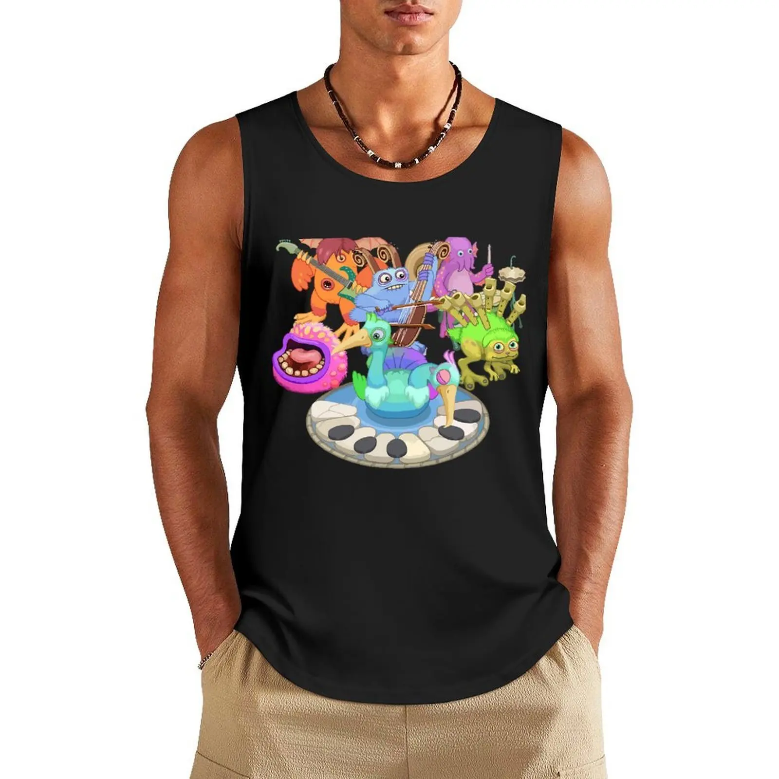 My Singing Monster Tank Top Men's gym t-shirts fitness clothing for men Working vest
My Singing Monster Tank Top Men's gym t-shirts fitness clothing for men Working vest