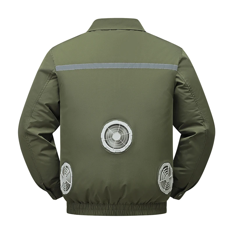 3 Hole Fan Jacket Men Summer Ice Jackets Camouflage Air Conditioning Refrigerating Clothes Hiking Hunting Cooling Coat Workwear
3 Hole Fan Jacket Men Summer Ice Jackets Camouflage Air Conditioning Refrigerating Clothes Hiking Hunting Cooling Coat Workwear