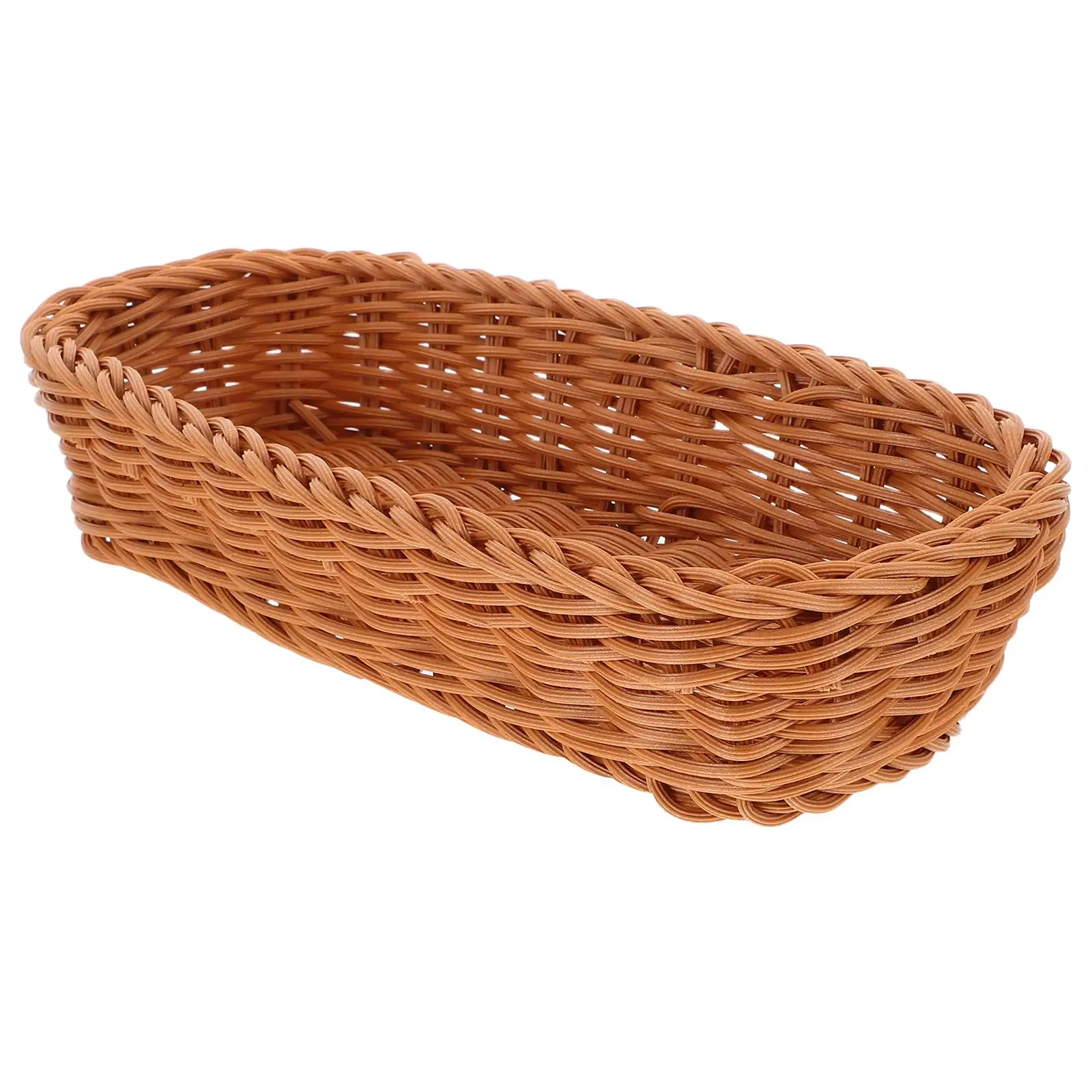 Plastic Rattan Woven Basket Tableware Storage Box Chopsticks Fork Holder Kitchen Organizer Lightweight Small Size
Plastic Rattan Woven Basket Tableware Storage Box Chopsticks Fork Holder Kitchen Organizer Lightweight Small Size