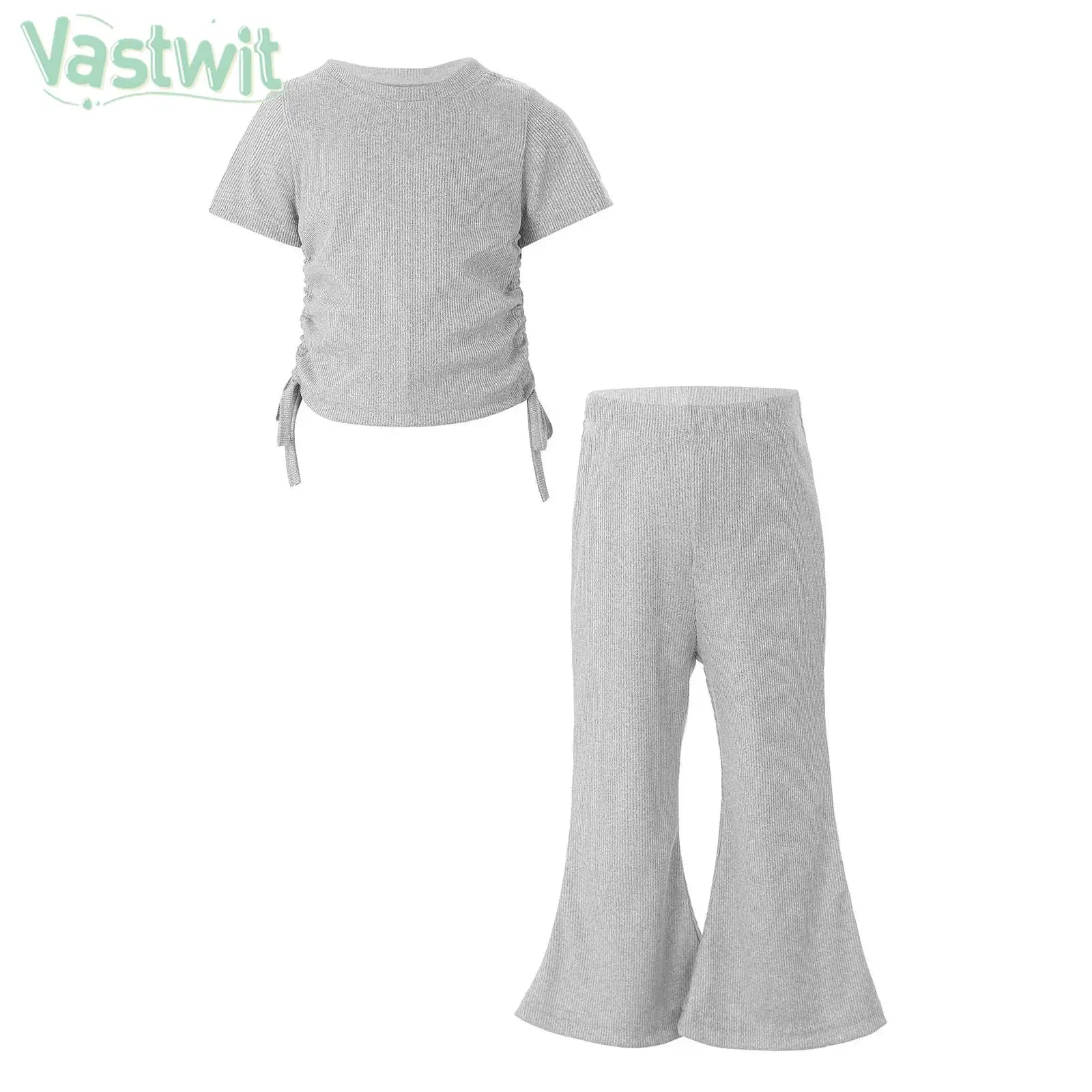 Toddler Girls Summer Casual Outfit Short Sleeve Drawstring T-shirt with Flare Pants School Daily Sports Beach Vacation Home Wear
Toddler Girls Summer Casual Outfit Short Sleeve Drawstring T-shirt with Flare Pants School Daily Sports Beach Vacation Home Wear