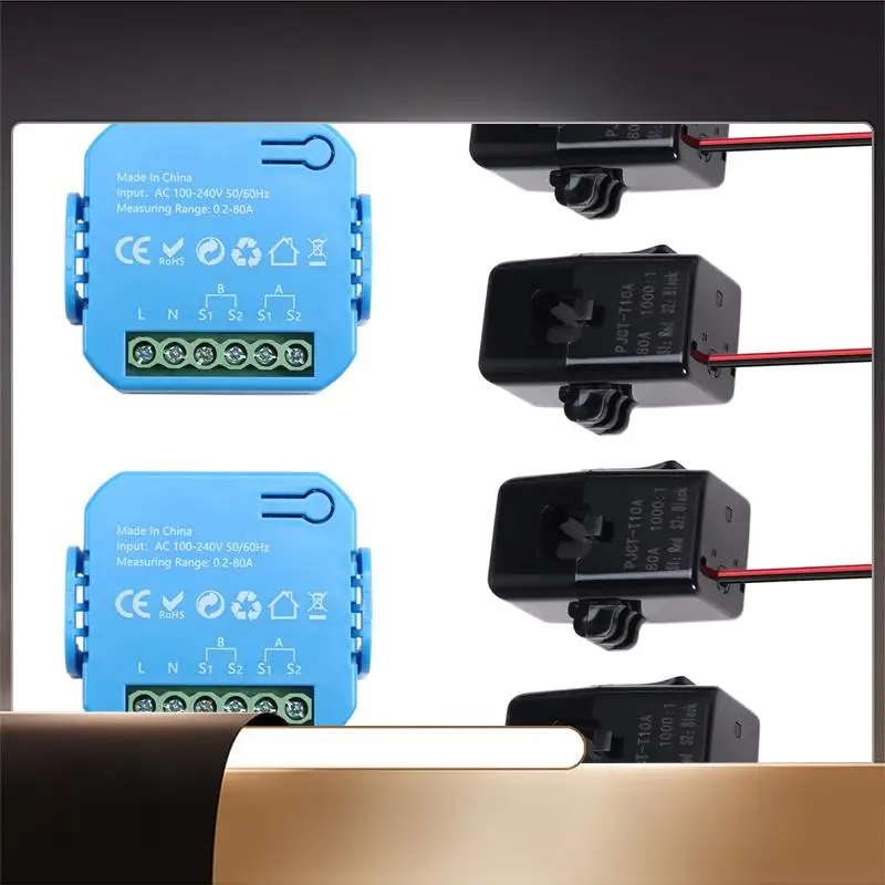 X64A-2Pcs Tuya Smart Energy Meter Производство энергии Потребление двухнаправленного монитора мощности Поддержка управления через приложение
X64A-2Pcs Tuya Smart Energy Meter Производство энергии Потребление двухнаправленного монитора мощности Поддержка управления через приложение