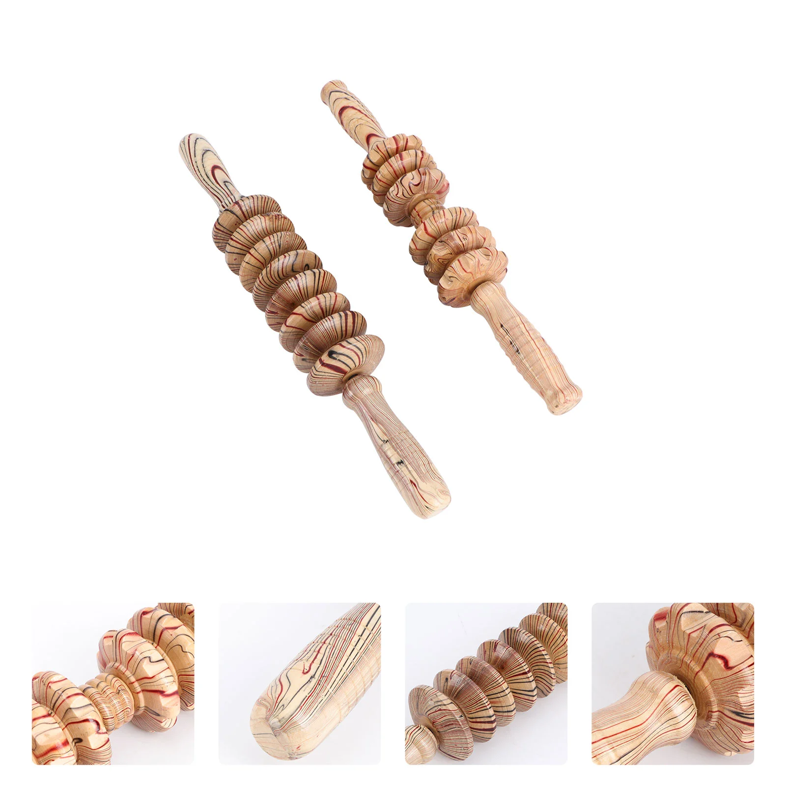 2Pcs Abdominal Wooden Muscle Roller Stick Multifunctional FitnessTool MassageRoller HealthPreserving
2Pcs Abdominal Wooden Muscle Roller Stick Multifunctional FitnessTool MassageRoller HealthPreserving