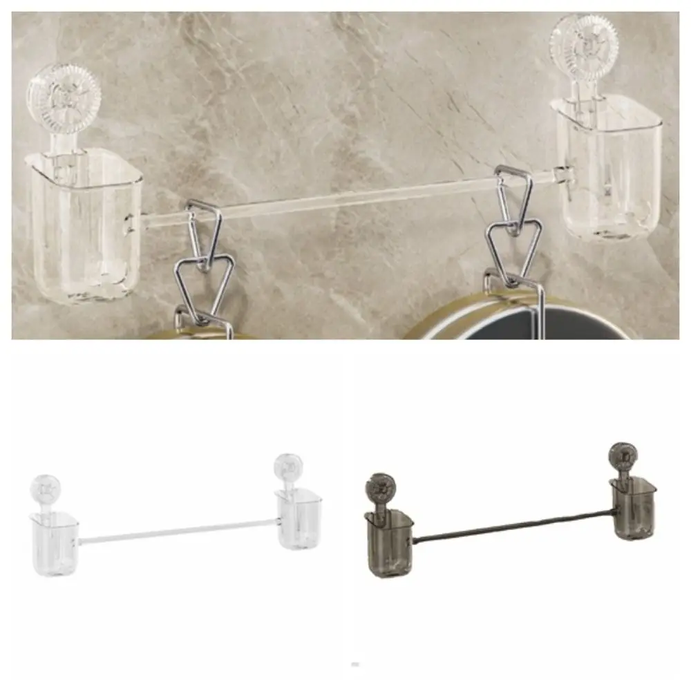 Plastic Double Suction Towel Rack Transparent Waterproof Storage Drain Rack Punch Free Multifunctional Bathroom Storage Rack
Plastic Double Suction Towel Rack Transparent Waterproof Storage Drain Rack Punch Free Multifunctional Bathroom Storage Rack