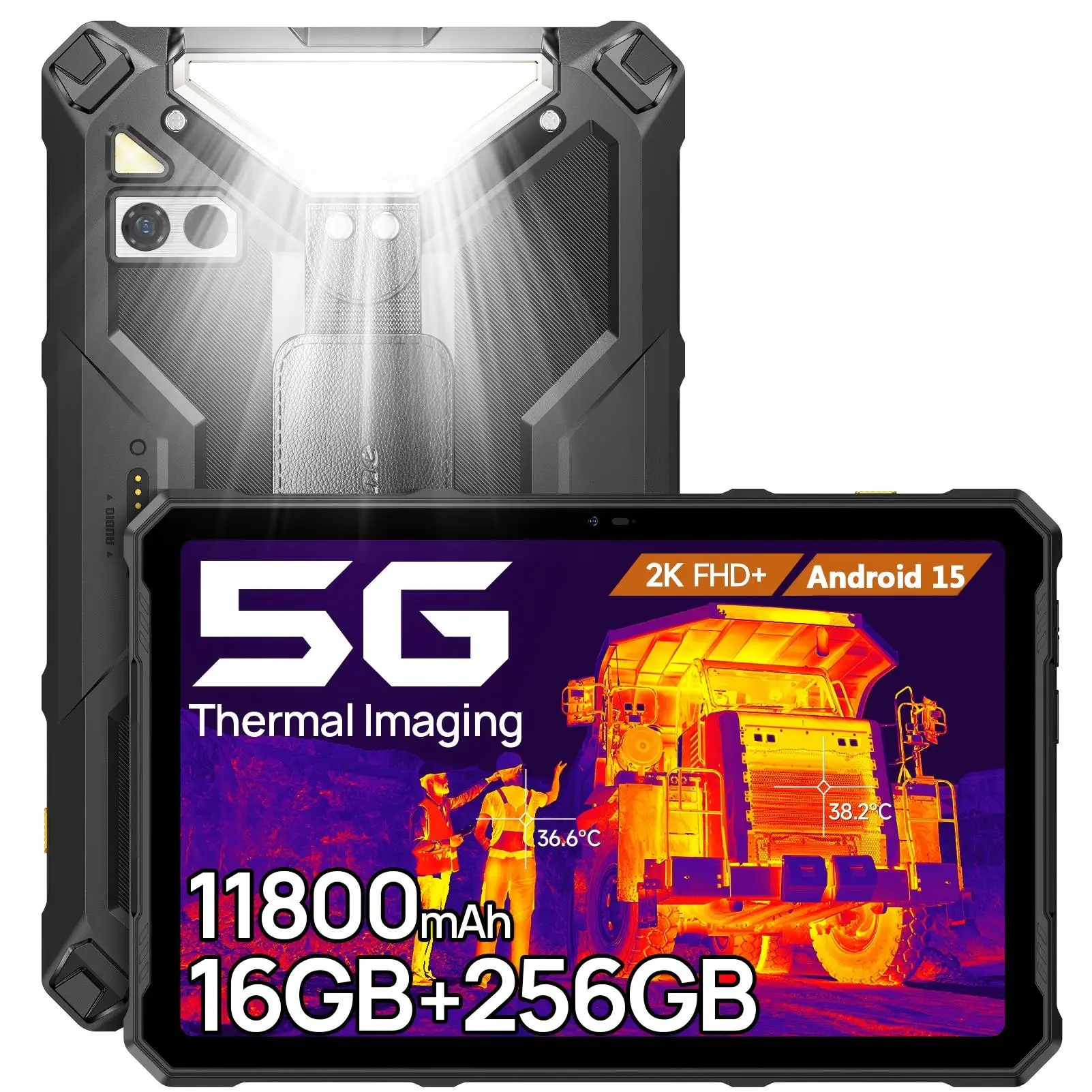Ulefone Armor Pad 4 Ultra (Thermal) 5G Rugged Tablet 11800mAh 10.36" 16GB RAM (8+8) 256GB ROM Android 15 LED Light 50MP Camera
Ulefone Armor Pad 4 Ultra (Thermal) 5G Rugged Tablet 11800mAh 10.36" 16GB RAM (8+8) 256GB ROM Android 15 LED Light 50MP Camera