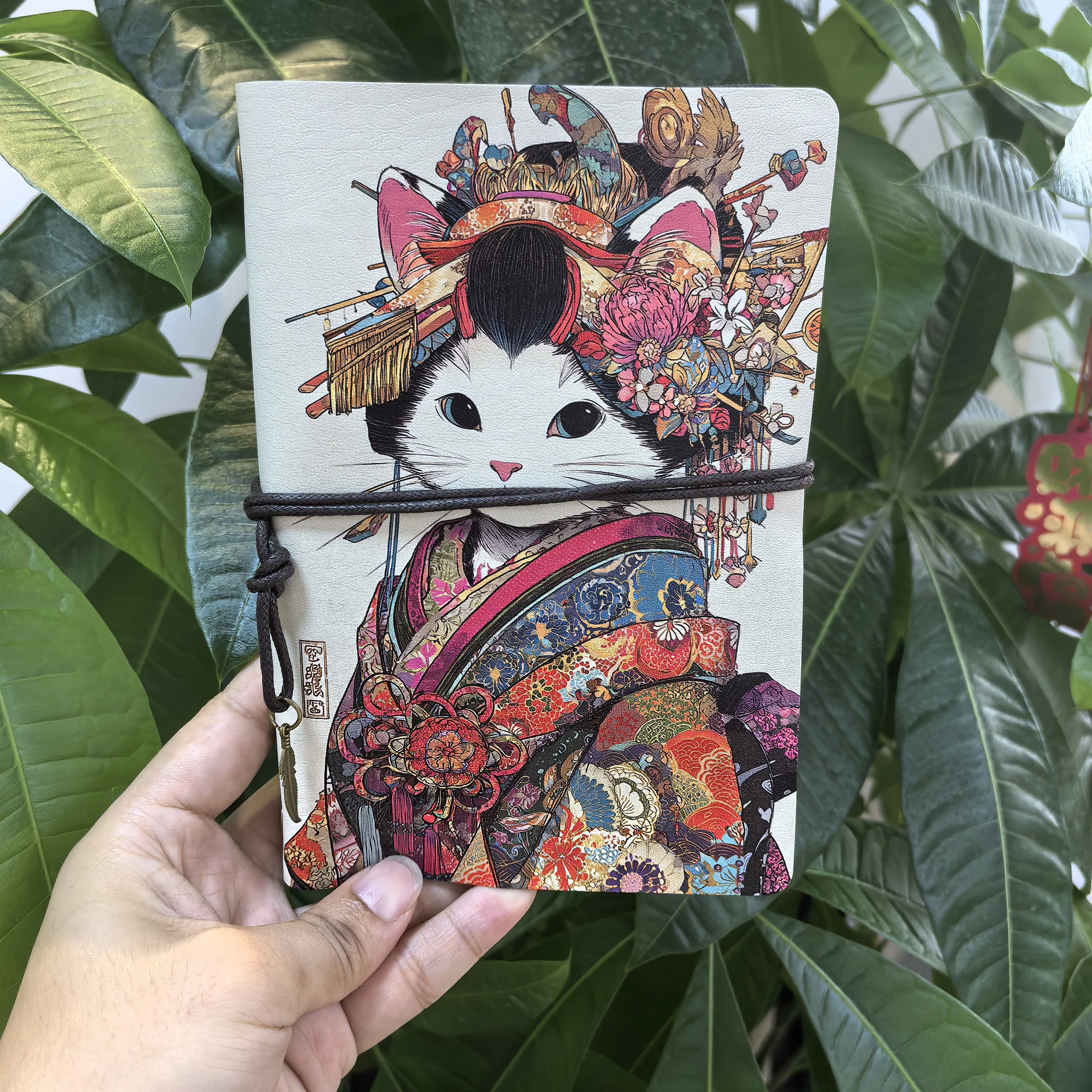 Japanese Kimono Cat PU Leather Notebook Retro Ukiyo-e Geisha Cat Hardcover Journal A6 Travel Diary for Cat Lovers
Japanese Kimono Cat PU Leather Notebook Retro Ukiyo-e Geisha Cat Hardcover Journal A6 Travel Diary for Cat Lovers