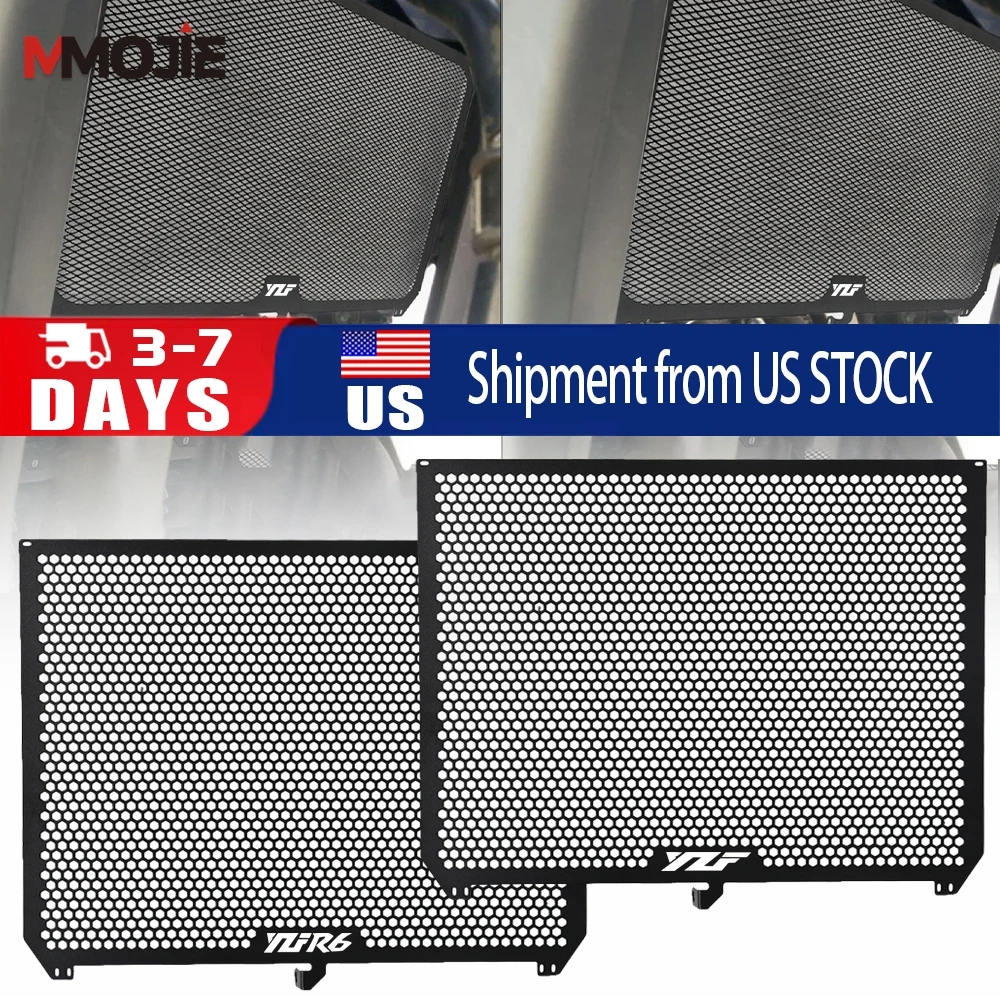 FOR YAMAHA YZF-R6 YZF R6 YZFR6 2017 2018 2019 2020 CNC Aluminum Motorcycle Accessories Radiator Grille Guard Cover Protector
FOR YAMAHA YZF-R6 YZF R6 YZFR6 2017 2018 2019 2020 CNC Aluminum Motorcycle Accessories Radiator Grille Guard Cover Protector