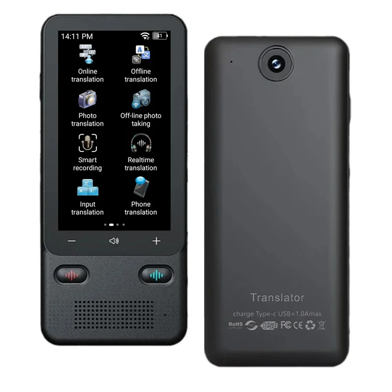T18 Pro Language Translator Device Support 138 Languages Real-time Translation Two Way Text Voice Tran Photo Translating
T18 Pro Language Translator Device Support 138 Languages Real-time Translation Two Way Text Voice Tran Photo Translating
