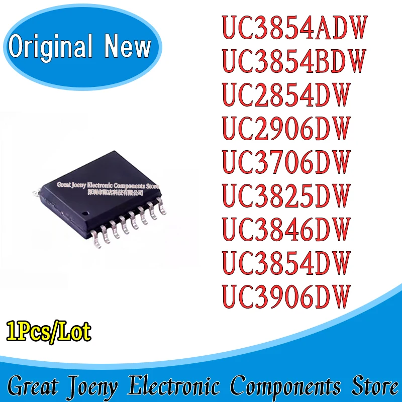 New Original UC3854ADW UC3854BDW UC2854DW UC2906DW UC3706DW UC3825DW UC3846DW UC3854DW UC3906DW SOP-16 Best Price Plastic Casing
New Original UC3854ADW UC3854BDW UC2854DW UC2906DW UC3706DW UC3825DW UC3846DW UC3854DW UC3906DW SOP-16 Best Price Plastic Casing