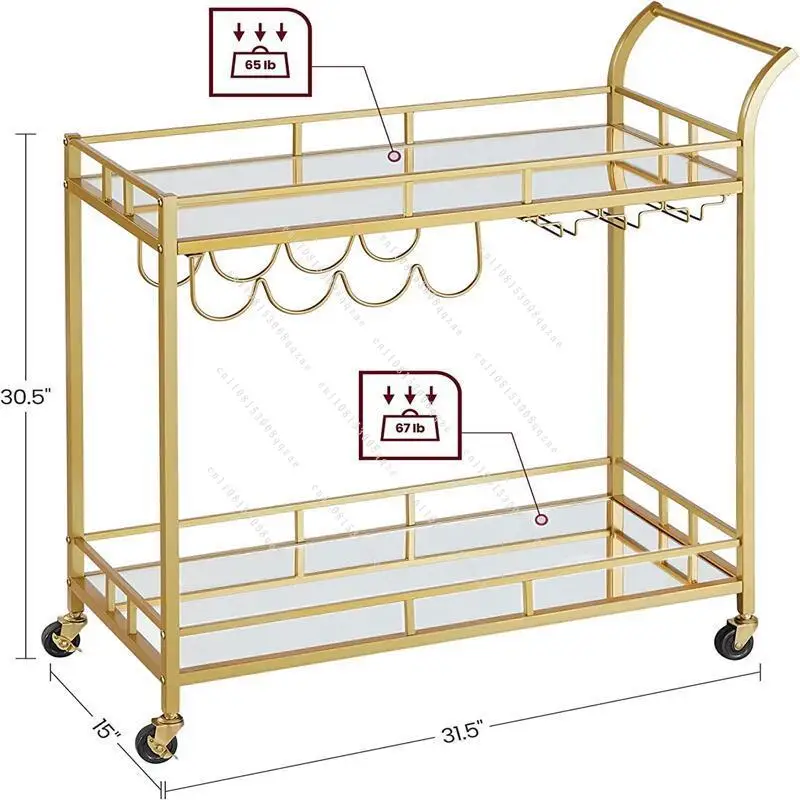 Modern Kitchen Cart Trolley Wine Cart with 2 Mirrored Shelves Home Bar Serving Cart for Hotel Restaurant Wedding Party
Modern Kitchen Cart Trolley Wine Cart with 2 Mirrored Shelves Home Bar Serving Cart for Hotel Restaurant Wedding Party