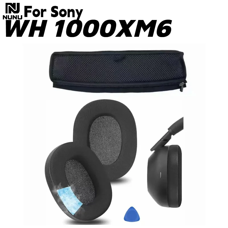 NUNU Replacement Ice gel Ear Pads Cushions With buckle For Sony WH-1000XM6 Headphone Soft Memory Foam Pads/Earpads not stuffy
NUNU Replacement Ice gel Ear Pads Cushions With buckle For Sony WH-1000XM6 Headphone Soft Memory Foam Pads/Earpads not stuffy
