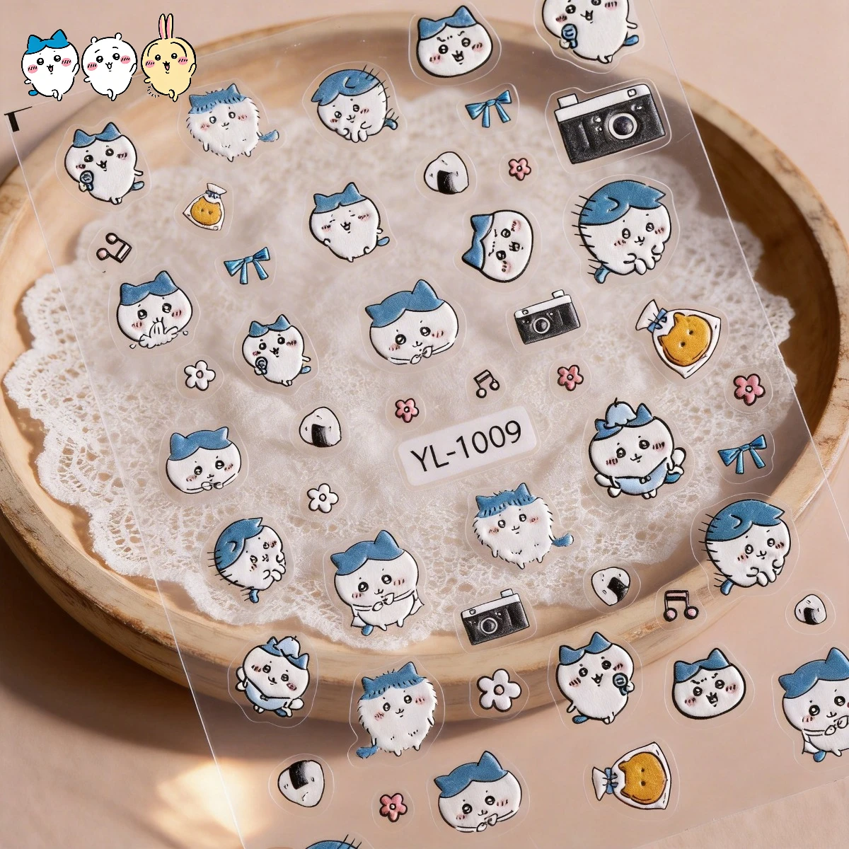Japanese Anime Kawaii Chiikawa Nail Stickers DIY Hachiware Usagi Cute 3D Relief Sticker Nail Decorations
Japanese Anime Kawaii Chiikawa Nail Stickers DIY Hachiware Usagi Cute 3D Relief Sticker Nail Decorations