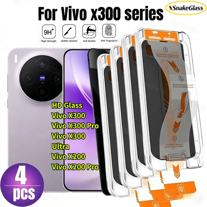 4pcs High Definition Tempered Glass Screen Protector for Vivo X300 Ultra//X300 Pro/X200 Pro 9H Hardness,Scratch Protection Glass
4pcs High Definition Tempered Glass Screen Protector for Vivo X300 Ultra//X300 Pro/X200 Pro 9H Hardness,Scratch Protection Glass