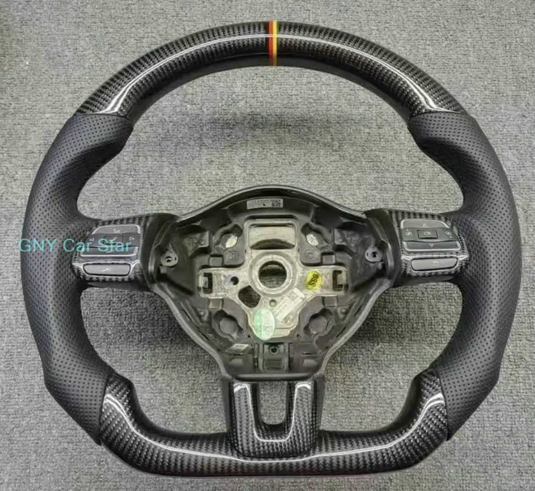 Carbon Fiber Leather Steering Wheel For VW Volkswagen Golf 6 GTI MK6 Scirocco R R20 (No Buttons)
Carbon Fiber Leather Steering Wheel For VW Volkswagen Golf 6 GTI MK6 Scirocco R R20 (No Buttons)