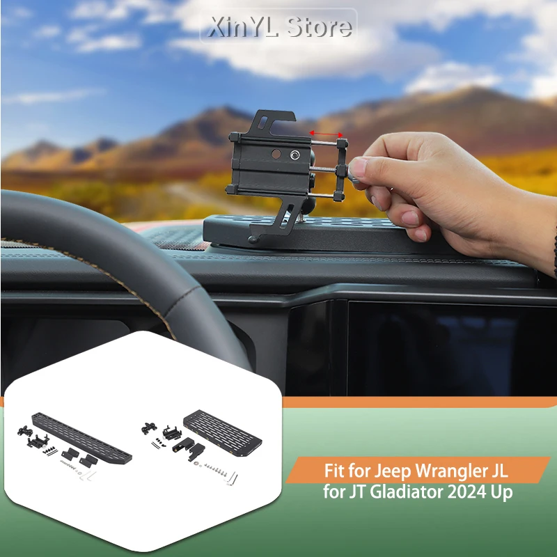 Car Center Console Phone Holder Mobilephone GPS Bracket Stand For Jeep Wrangler JL JT Gladiator 2018 Up Car Interior Accessories
Car Center Console Phone Holder Mobilephone GPS Bracket Stand For Jeep Wrangler JL JT Gladiator 2018 Up Car Interior Accessories