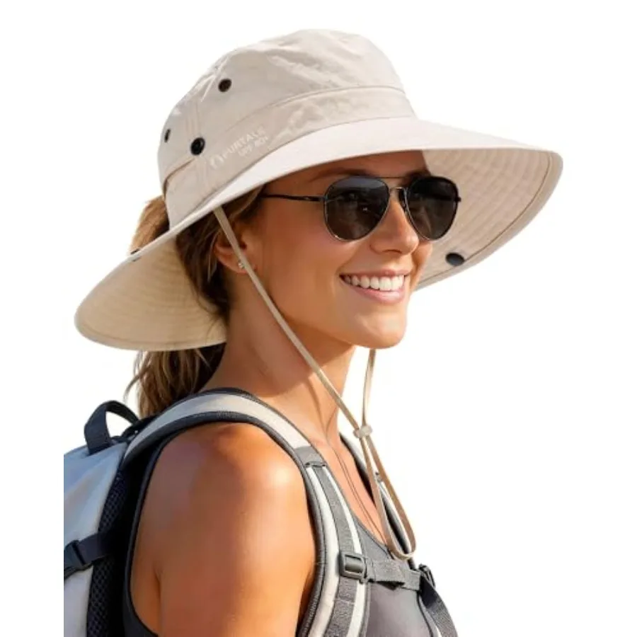 FURTALK Sun Hats for Women with Ponytail Hole Wide Brim Beach Bucket Hat UPF 50+ Fishing Hiking Outdoor Hats
FURTALK Sun Hats for Women with Ponytail Hole Wide Brim Beach Bucket Hat UPF 50+ Fishing Hiking Outdoor Hats